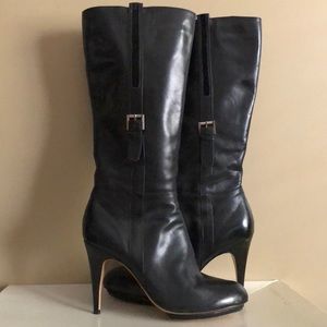 C.Label soft leather boots Sz 41 usa 10